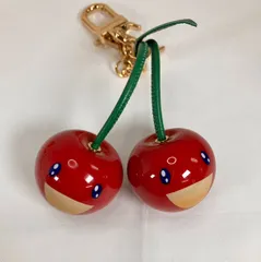 美品 LOUIS VUITTON × 村上隆 LV×TM バッグチャーム チェリー M02476