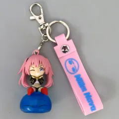 【中古】キーホルダー ミリム・ナーヴァ プチっとのりマス ラバーストラップ付きキーホルダー 「転生したらスライムだった件」