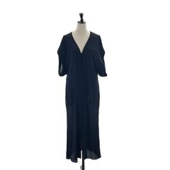 マメクロゴウチ Melange Stripe V-Neck Dress - メルカリ
