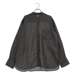IENA / イエナ | 2026SS | ラミーリヨセルバンドカラーシャツ | ブラウン | レディース