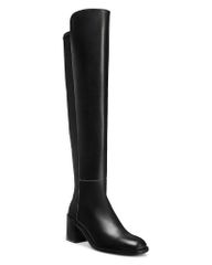 スチュアート ワイツマン レディース シューズ ブーツ・レインブーツ Stuart Weitzman Womens Finn 5050 Boots Black Leather ブラック