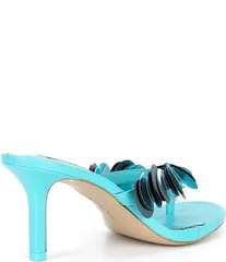 ジャンビニ レディース シューズ サンダル スパンコール Gianni Bini Lamar Payette Sequin Thong Dressandals Light GreenBlue ブルー