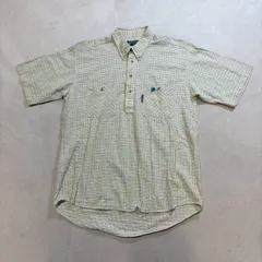 POLO COUNTRY （ポロカントリー） POLO RALPH LAUREN （ポロラルフローレン）半袖シャツ プルオーバー ボタンダウン チェック柄 メンズ LLサイズ 大きいサイズ ビッグサイズ オーバーサイズ コットン100% ヴィンテージ