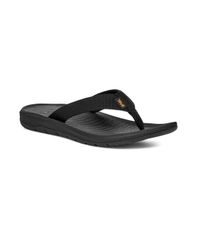 テバ メンズ シューズ サンダル Teva Mens Hurricane Flip Flop Sandals Black ブラック