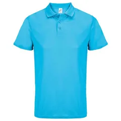 ソルズ レディース トップス Tシャツ ポロシャツ ポリエステル SOLS Unisex Adult Pitcher polyester Polo Shirt Aqua アクア