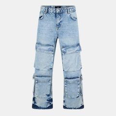 リプレゼント メンズ ボトムス デニムパンツ ジーンズ Represent Mens Cargo Jeans Blue ブルー