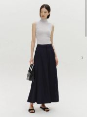 auralee]新品PANAMA STRIPE PLEATED SKIRT - メルカリ