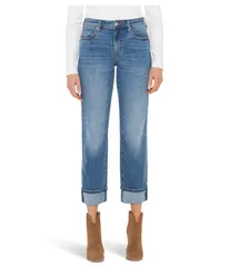 リヴァプール ロサンゼルス レディース ボトムス デニムパンツ ジーンズ Liverpoolos Angeles Marley MidRise Girlfriend Cuffed Jeans 30 U