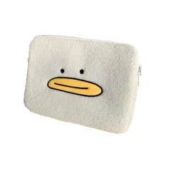 SESHIS パソコンケース アヒル 収納 クッション ノートPC 収納ケース 13-14インチ [13-14インチ]