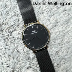 Daniel Wellington ダニエルウェリントン 腕時計 ブラック 不動品