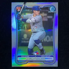 岡本和真 Kazuma Okamoto Topps Bowman Chrome Refractor 2026 RC ルーキーカード MLB Blue Jays #28
