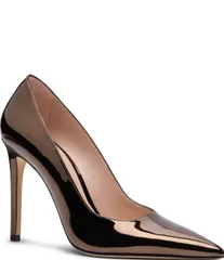 スチュアート ワイツマン レディース シューズ ヒール レザー Stuart Weitzman Stuart Power 100 Patent Leather Pointed Toe Stiletto