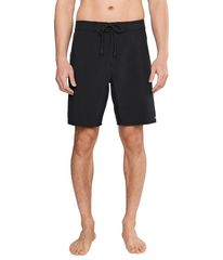루카 남성 수영복 하프 팬츠 반바지 Rvca VA Trunk Solid Black 2 블랙