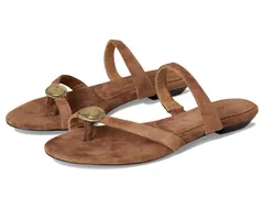 メイドウェル レディース シューズ サンダル スエード Madewell The Mila Organic Hardware Thong Sandal in Suede Aged Cognac