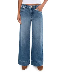 カットフロムザクロス レディース ボトムス カジュアルパンツ ワイドレッグ プチ Kut From The Kloth Petite Maya High Rise Fab Wide Leg Back