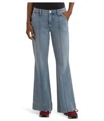カットフロムザクロス レディース ボトムス デニムパンツ Kut From The Kloth Ana HighRise Fab Flare Front Pin Tuck in Conside red