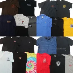 古着卸 まとめ売り Tシャツ トップス 20枚セット ( メンズ M ) ポロシャツ デッドストック ラコステ ナイキ 中古 古着 NG3917