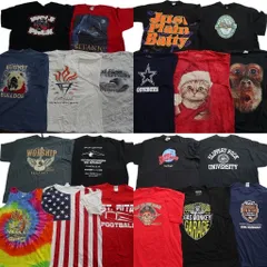 古着卸 まとめ売り プリント Tシャツ 20枚セット ( メンズ 2XL ) 映画 タイタニック 企業 ガスモンキー ノースリーブ スカル 中古 NG3923