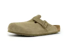 ビルケンシュトック メンズ シューズ サンダル スエード Birkenstock Boston Clog Suede Faded Khaki カーキ