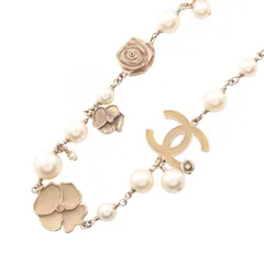 シャネル CHANEL ネックレス ココマーク カメリア チェーン B13C B13C GP（ゴールドメッキ） ネックレス レディース Used A