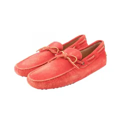 トッズ TOD'S カジュアルシューズ ロゴ スウェード シューズ メンズ Used A