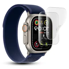 【新品】 【反射低減】FOR Apple Watch Ultra 2 / Ultra 49mm アンチグレア フィルム 2枚セット 対応 アップルウォッチ Ultra2 / Ultra 49mm フィルム 軟TPU素材 防気泡 防指紋 apple watch