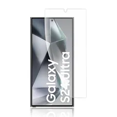 【新品】 対応 Galaxy S24 Ultra フィルム アンチグレア SC-52E/SCG26 保護フィルム TPU素材フィルム 軟 アンチグレア 指紋防止/秒で貼り付け/浮かない/気泡ない/全面保護/指紋認証対応 ギャラクシーS24Ultra フィルム