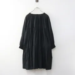 人気 グランマママドーター トロ GRANDMA MAMA DAUGHTER toro リヨセルコットンティアードギャザーチュニック 0 黒┃【2400015090160】