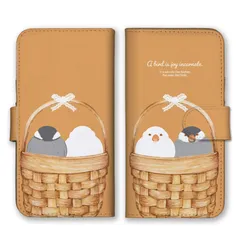 OPPO Reno 15A ケース 手帳型 オッポ リノ 15A スマホケース 携帯ケース 文鳥 白文鳥 サクラブンチョウ シロブンチョウ ハクブンチョウ グッズ 絵 かわいい 可愛い スマホカバー カラー10