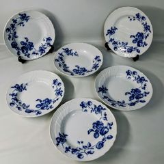 M195 リチャードジノリローズブルー　19.5センチ　6枚　プレート　皿 M195 リチャードジノリローズブルー 19.5センチ 6枚 プレート 皿