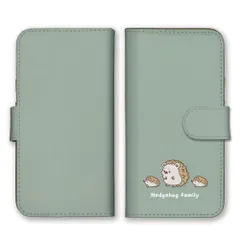 Google Pixel 11 ケース 手帳型 グーグル ピクセル 11 スマホケース 携帯ケース ハリネズミ はりねずみ 動物 キャラクター 可愛い かわいい 癒し イラスト グリーン スマホカバー カラー01