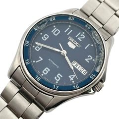 不動　SEIKO 5　セイコー 5　セイコー5　腕時計　自動巻き　7s26-0370　機械式　デイデイト　ネイビー文字盤　アナログ　3針【ai60】