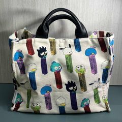 週末限定価格※はぴだんぶい×PEZ×ear コラボコットントートバッグM