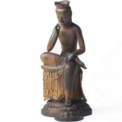 仏教美術 復刻 仏像 国宝 弥勒菩薩像 半跏思惟像イスム 細密