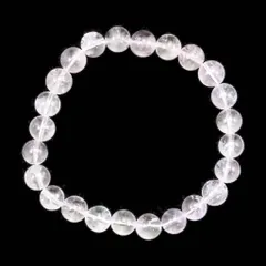 米国NY州産 ハーキマーダイヤモンド 3A+  8mm玉 ブレスレット 17.9g 【榎本通商15245】