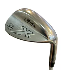 【中古】 キャロウェイ X FORGED ミルキークロム 58MD-09 USA ウェッジ WG Callaway Golf Steel (フレックスその他) メンズ 男性用 右利き 右用 Cランク ゴルフクラブ