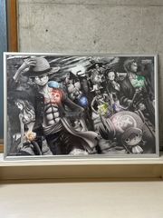 即部屋に飾れます！【組立て済品】1000ピース ジグソーパズル ワンピース 上陸 即部屋に飾れます！【組立て済品】1000ピース ジグソーパズル