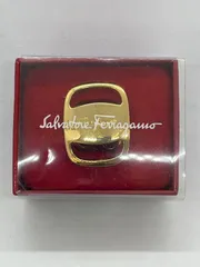 Salvatore Ferragamo サルヴァトーレ フェラガモ スカーフリング ゴールド ヴァラモチーフ
