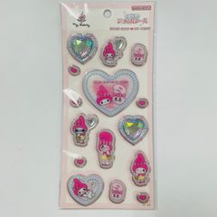 [ゆうメール配送] ★W★ エスターバニー×マイメロディ　キラキラジュエルシール・ステッカー　ESTHER BUNNY　my melody　sticker　4901770053790