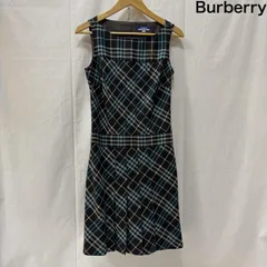 バーバリー・ブルーレーベル ノバチェック ノースリーブワンピース blue 38 ホースロゴ刺繍 レディース 38 ISItems【USED】【古着】【中古】50166284