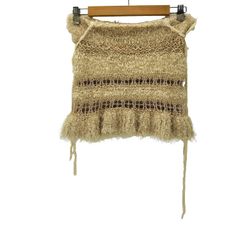 リリーブラウン Lily Brown 24SS フリンジ フリル ニット キャミ トップス レディース ONE SIZE 