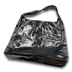 新品 タグ付き ACOC アコック Reseach L Bag エナメルトートバッグ カバン 大容量 光沢 黒 ブラック レディース 通年 ゴーゴー古着マルイ草加店 24 No.久3176