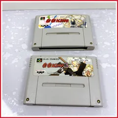 【動作確認済・内部洗浄済】SFC ゴーゴーアックマン＆3 2本セット GO GO ACKMAN バンプレスト 鳥山明 1994年 1995年 横スクロールアクション ソフトのみ