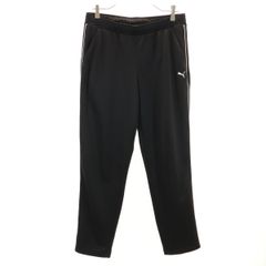 PUMA プーマ トレーニング トラックパンツ XL ブラック ジャージ レディース 古着