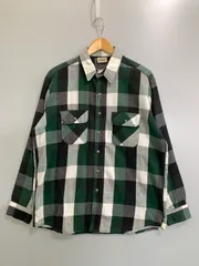 【中古品】 FIVE BROTHERS ファイブ ブラザー 90S HEAVY FLANNEL SHIRT 90年代  ヘビー フランネル シャツ チェック 長袖 ロングスリーブ  【146-260827-hu-28-min】