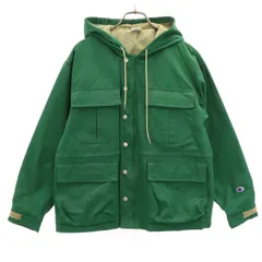 Champion チャンピオン マウンテンパーカー S グリーン メンズ 古着