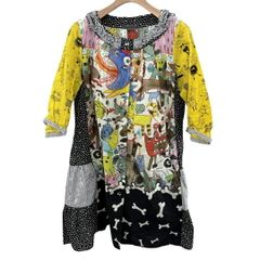 アルベロベロ ALBEROBELLO シャツ チュニック らくがき 動物柄 215573 マルチカラー レディース