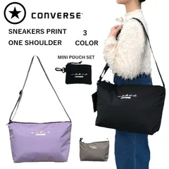 CONVERSE  コンバースショルダーバッグ　コンバースバッグショルダー 　コンバースワンショルダーバッグ　ショルダーバッグ斜め掛けバッグ　ショルダーバッグレディース斜めがけ大人軽量　ショルダーバッグA4　ショルダーバッグブランド　ショルダーバッグ大きめ