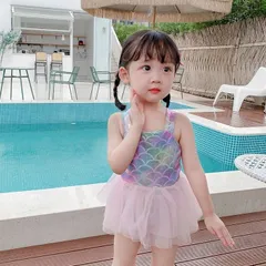 子供 水着 女の子 キッズ 水着 人魚姫ワンピース水着 人魚姫 子供 子供 ロンパース マーメイド水着 マーメイド風 子供服 スイムウェア 子供
