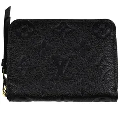 ルイ・ヴィトン Louis Vuitton ジッピー コインパース コインケース カードケース モノグラムアンプラント ノワール(ブラック) M60574 レディース 【中古】